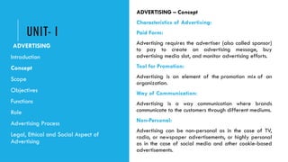 ADVERTISING AND SALES MANAGEMENT PRESENTATIONBY DSC | PPTX