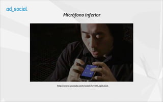 Micrófono inferior




http://www.youtube.com/watch?v=RhCJq7EAJJA
 