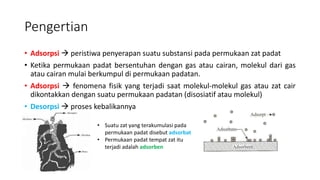 Adsorpsi: Proses Kimia yang Terjadi di Permukaan Zat