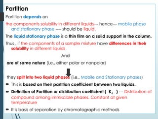 Adsorption and partition column chromatography.pptx