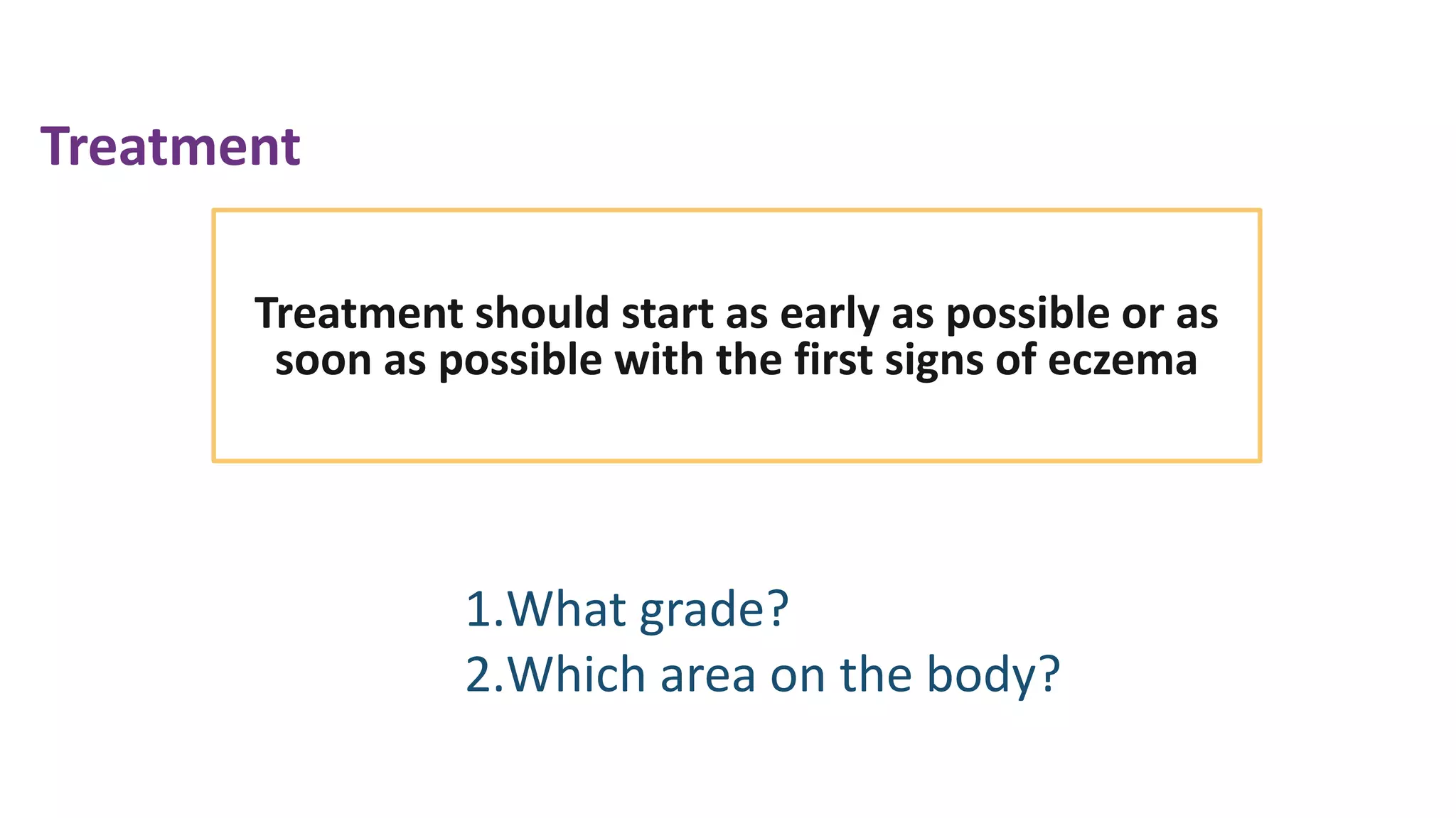 SA algorithm for eczema treatment Final | PPT