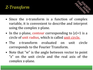 Z-Transform
 