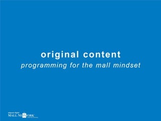 Adspace Mall Networks Presentation.