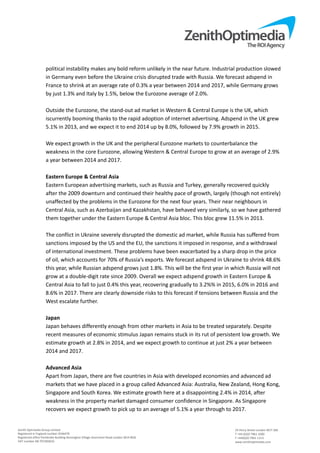 political instability makes any bold reform unlikely in the near future. Industrial production slowed 
in Germany even bef...