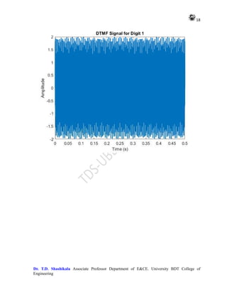 18
Dr. T.D. Shashikala Associate Professor Department of E&CE. University BDT College of
Engineering
 