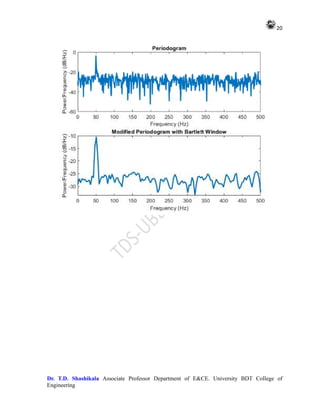 20
Dr. T.D. Shashikala Associate Professor Department of E&CE. University BDT College of
Engineering
 