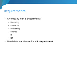 Advanced Database Systems - Data warehousing case study | PDF