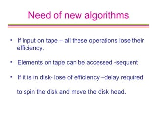 external sorting | PPT