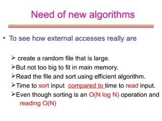 external sorting | PPT
