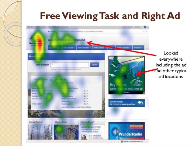 The Impact Of Advertising Location And User Task On The Emergence Of