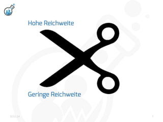 Hohe Reichweite

Geringe Reichweite

30.01.14

7

 