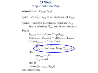12 Steps
Step 6: Solution Map
 