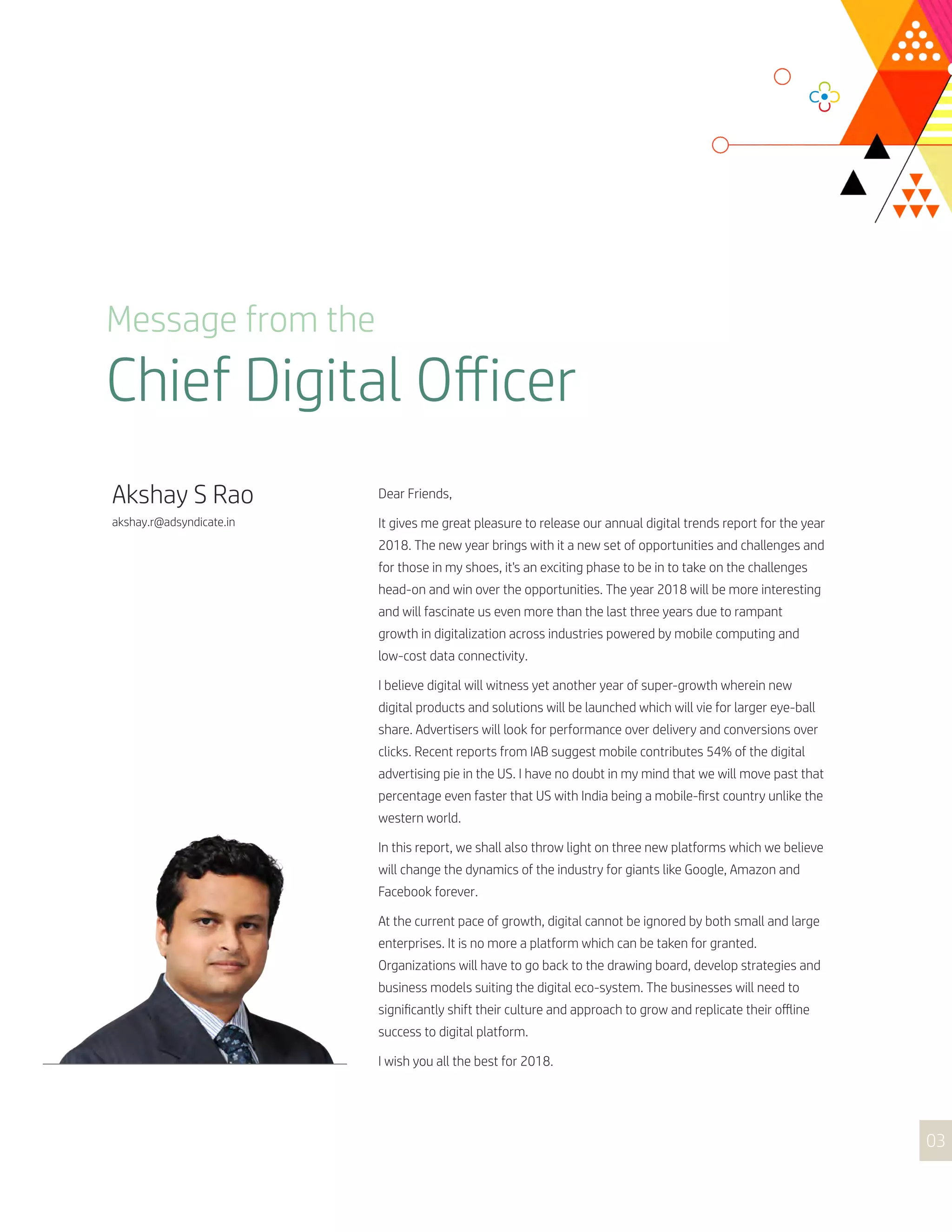 Digital Marketing Trends in India 2018 | PDF