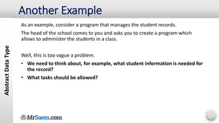 Adt | PPTX | Programming Languages | Computing