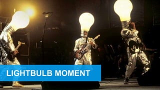 LIGHTBULB MOMENT
 