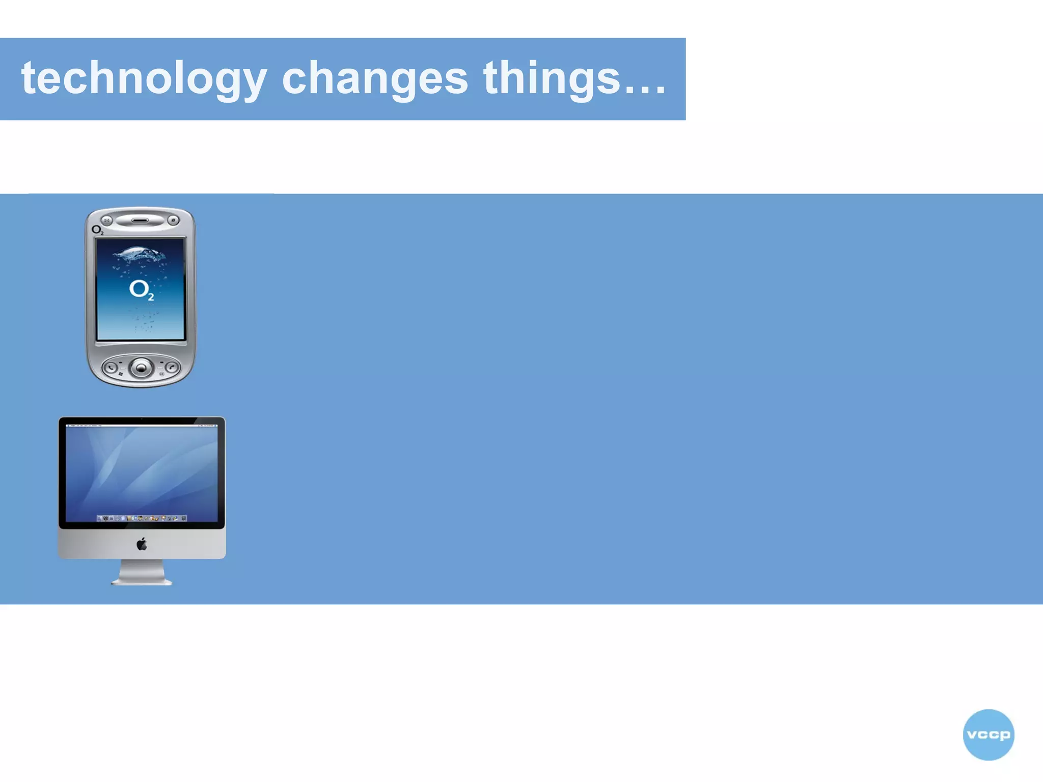 technology changes things… 