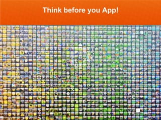Think before you App!
 