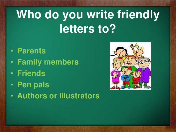 how to write a friendly letter