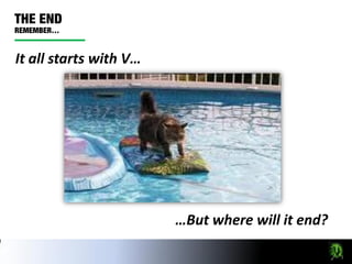 It all starts with V…




                        …But where will it end?
 