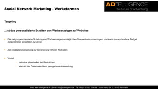 ErfolgspotentialDurch den erfolgreichen Einsatz von Social Media Marketing können Unternehmen:  hohe Reichweiten ausnutzen