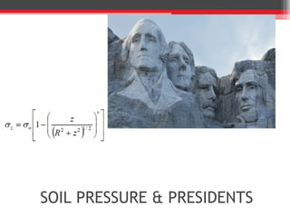 SOIL PRESSURE & PRESIDENTS
 