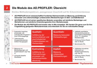 Optional: Managementüberblick falls Zielgrößen vorhanden   Zielwert erreicht Zielwert knapp verfehlt Zielwert verfehlt verbessert verschlechtert konstant 17  +2 ung. Werbeerinnerung Zielwert: 15 April 86  +5 gest. Werbeerinnerung Zielwert : 80 75   -1 First Choice Zielwert: 60 39  +1 Relevant Set  Zielwert: 40 56  +7 Brand Fit Zielwert: 40 15 81 76 38 49 12 66 59 32 27 10 75 63 25 38 Mai Juli Juni 3 Fiktive Werte 