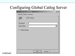 Configuring Global Catlog Server Confidential   