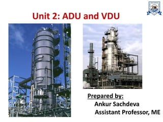 Unit 2: ADU and VDU
Prepared by:
Ankur Sachdeva
Assistant Professor, ME
 