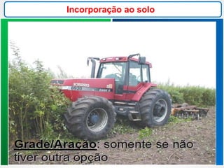 Incorporação ao solo
 