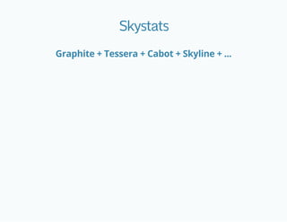 Skystats
Graphite + Tessera + Cabot + Skyline + ...
 