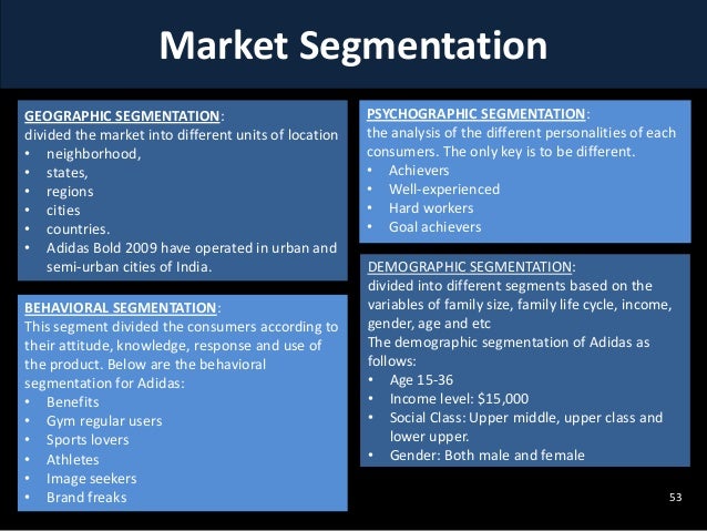 nike marketing segmentation