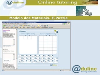 Modelo dos Materiais- E-Puzzle 
