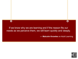 Adul learning in Education and Teaching. | PPTX