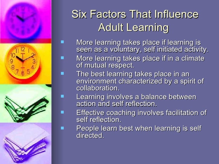 Essay on the principles of adult learning