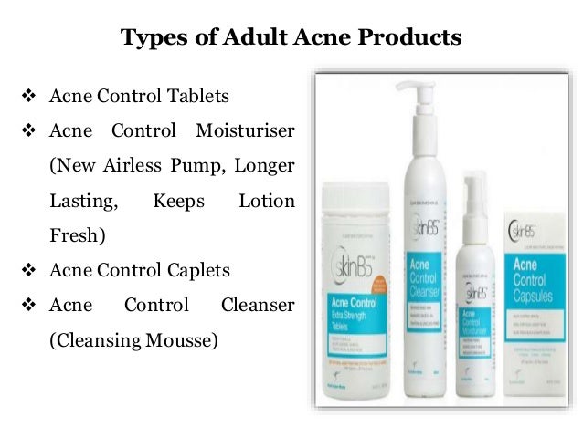 adult acne products