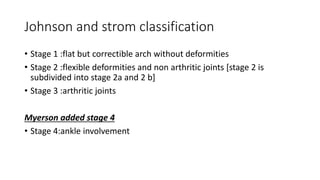 Johnson Classification System Adult acquired flat foot deformity | PPTX