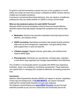 Adult ADHD Thurrock: Understanding Attention Deficit Hyperactivity ...