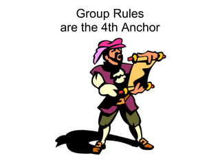 Group Rules
are the 4th Anchor
 