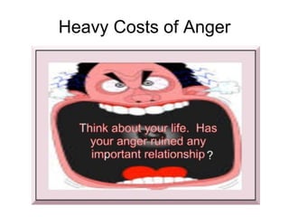 Heavy Costs of Anger
 