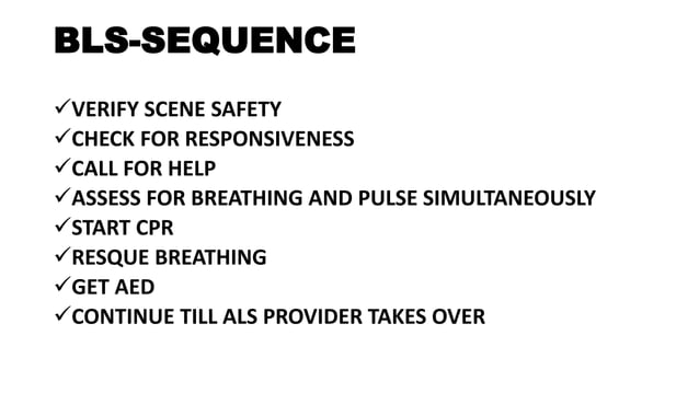 ADULT BLS AND ACLS.pptx | First Aid | Injuries