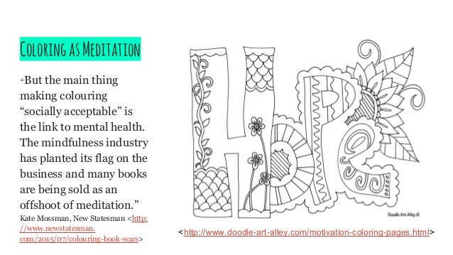 Adult Coloring Workshop Slides