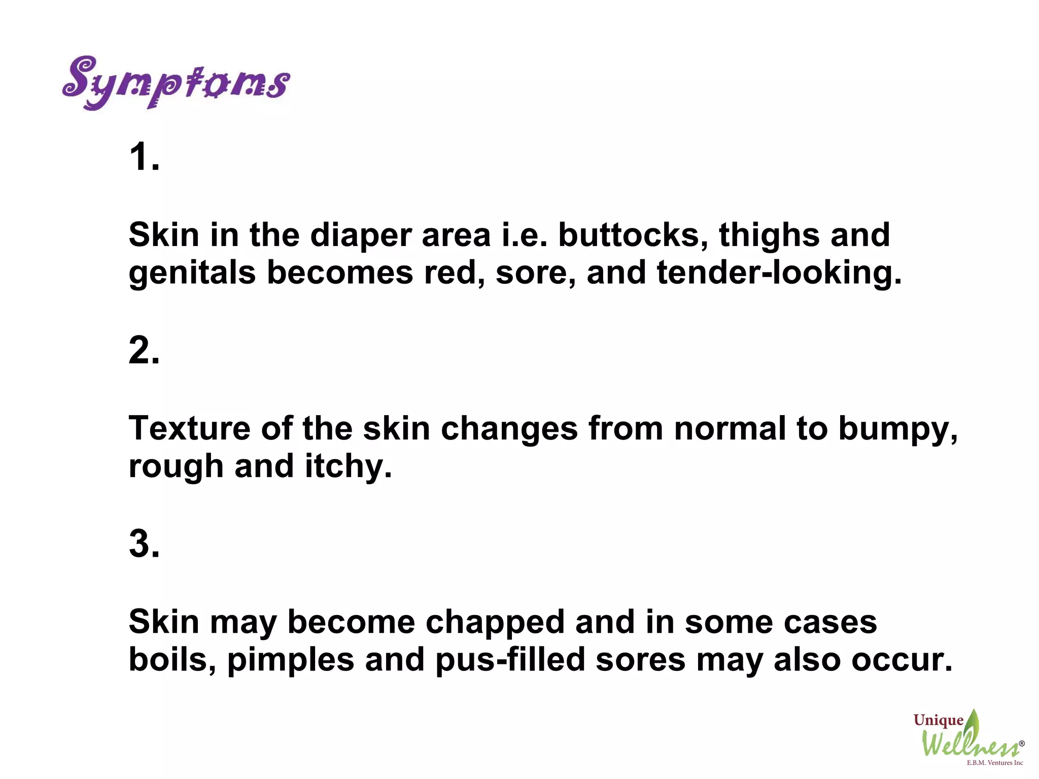 Adult Diaper Rash Symptoms Causes And Treatment PPT