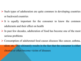 Adulteration | PPTX
