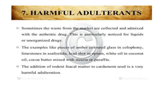 Adulteration and evaluation cognosy subsy