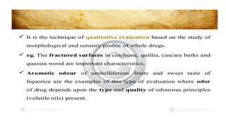 Adulteration and evaluation cognosy subsy