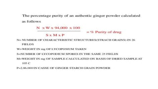 Adulteration and evaluation cognosy subsy