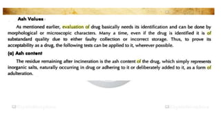 Adulteration and evaluation cognosy subsy