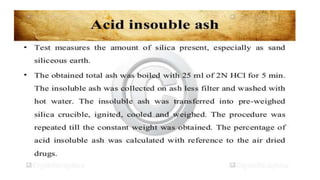 Adulteration and evaluation cognosy subsy