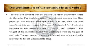 Adulteration and evaluation cognosy subsy