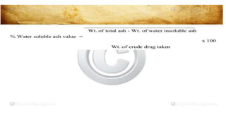 Adulteration and evaluation cognosy subsy